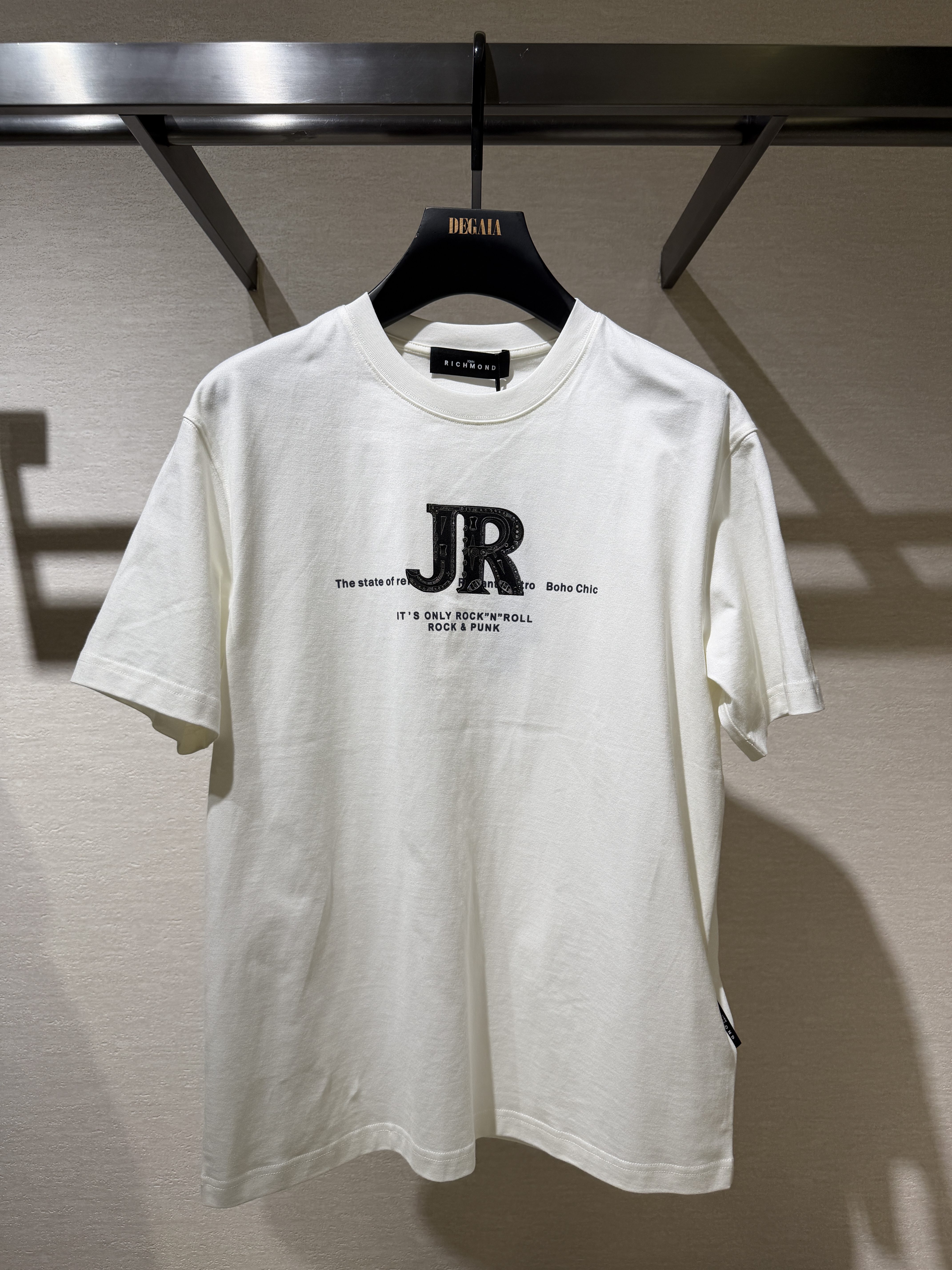 John Richmond 26春夏新款 男士字母印花短袖T恤 JUIAAT200586,男装,T恤,淘宝优惠券,粉丝福利购,淘宝优惠卷