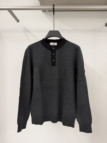 Cavalli Class男装26秋冬新款长袖羊毛衫宽松休闲上衣CM032F3263
