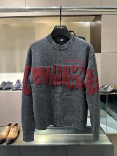 CLASS 毛衫 25秋冬新款 字母数字印花长袖 CM032E3418 男士 Cavalli