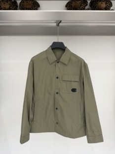 Cavalli Class 26春夏新款 男士时尚口袋绣标翻领夹克CM072F1169