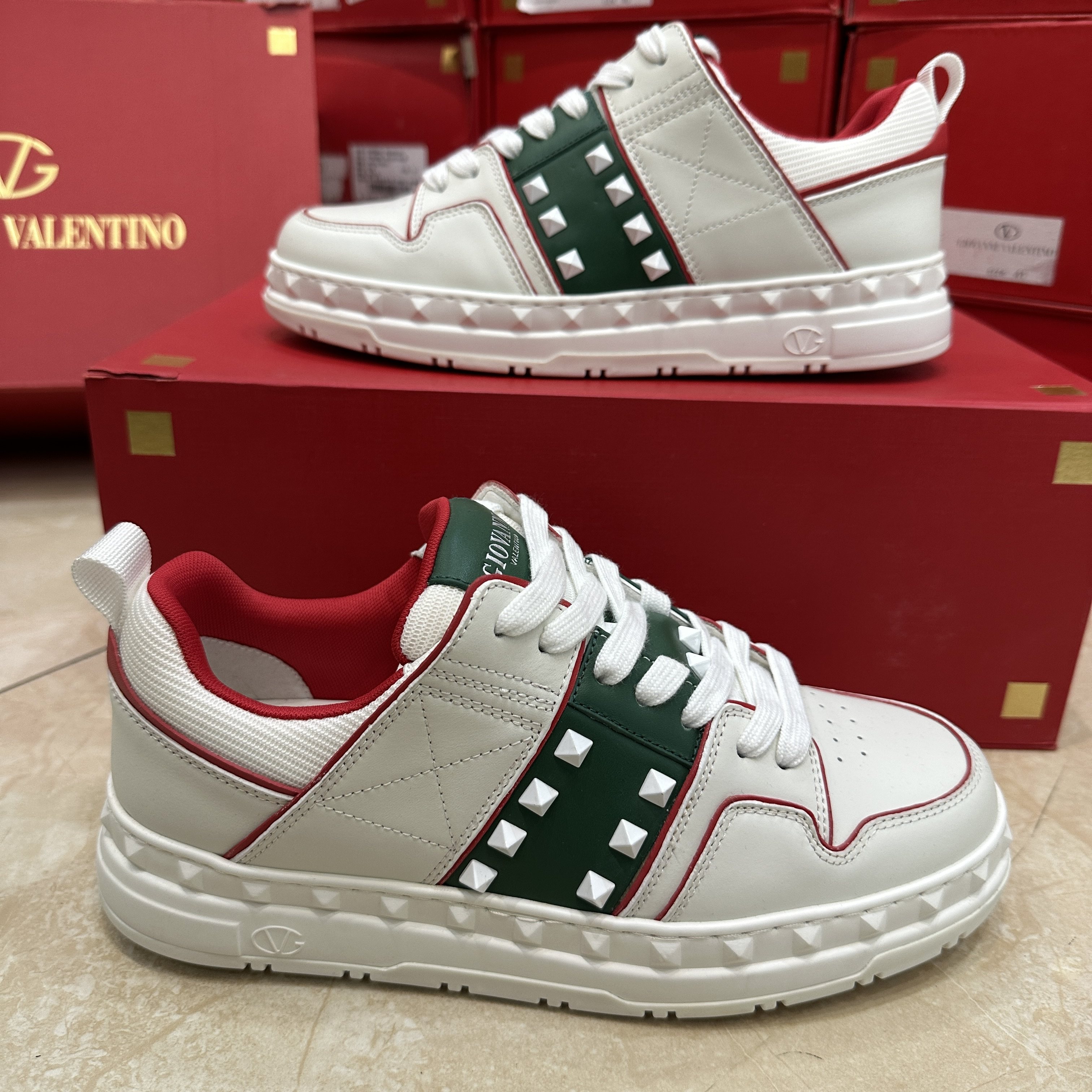 Giovanni Valentino 鼎锋秋冬推荐 男士字母拼色休闲鞋GV24D-35C