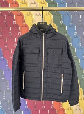 John Richmond 鼎锋秋冬推荐 男士双口袋连帽羽绒服JUGBAY035232