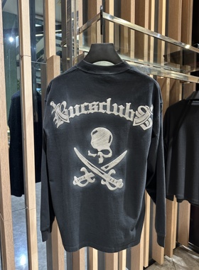 Dartin Bonaparto 25秋冬新款 男士后背骷髅长袖T恤 SDJ2515445