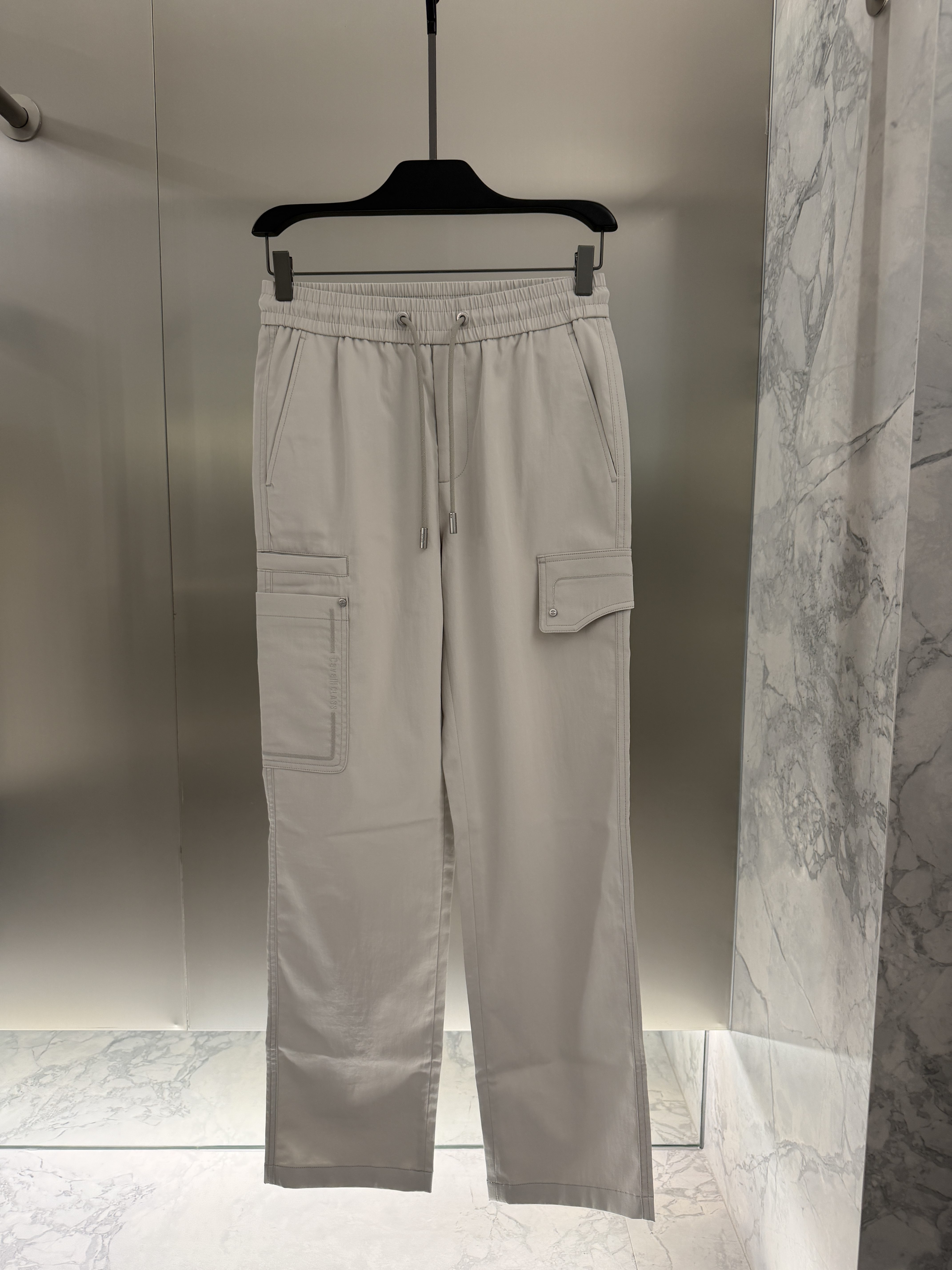 Cavalli Class男装26夏季新款休闲裤口袋装饰直筒长裤CM062F1735