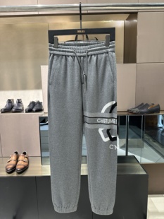 CNC 25秋冬新款 男士时尚字母logo印花束脚休闲裤 811G3930BH