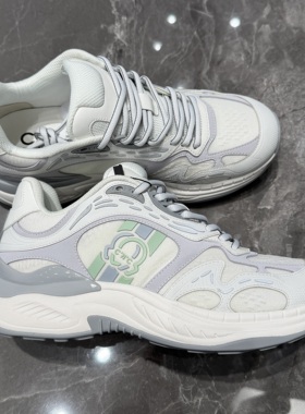 CNC 26春夏新款 男士时尚logo拼色系带厚底休闲鞋 811H105309