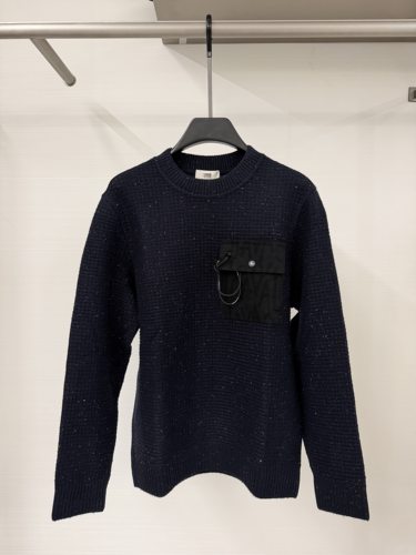 Cavalli Class男装26秋冬新款长袖套头毛衣宽松上衣CM032F3262