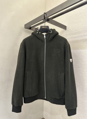 John Richmond 25秋冬新款 男士字母刺绣连帽羽绒服JUHBAY030296