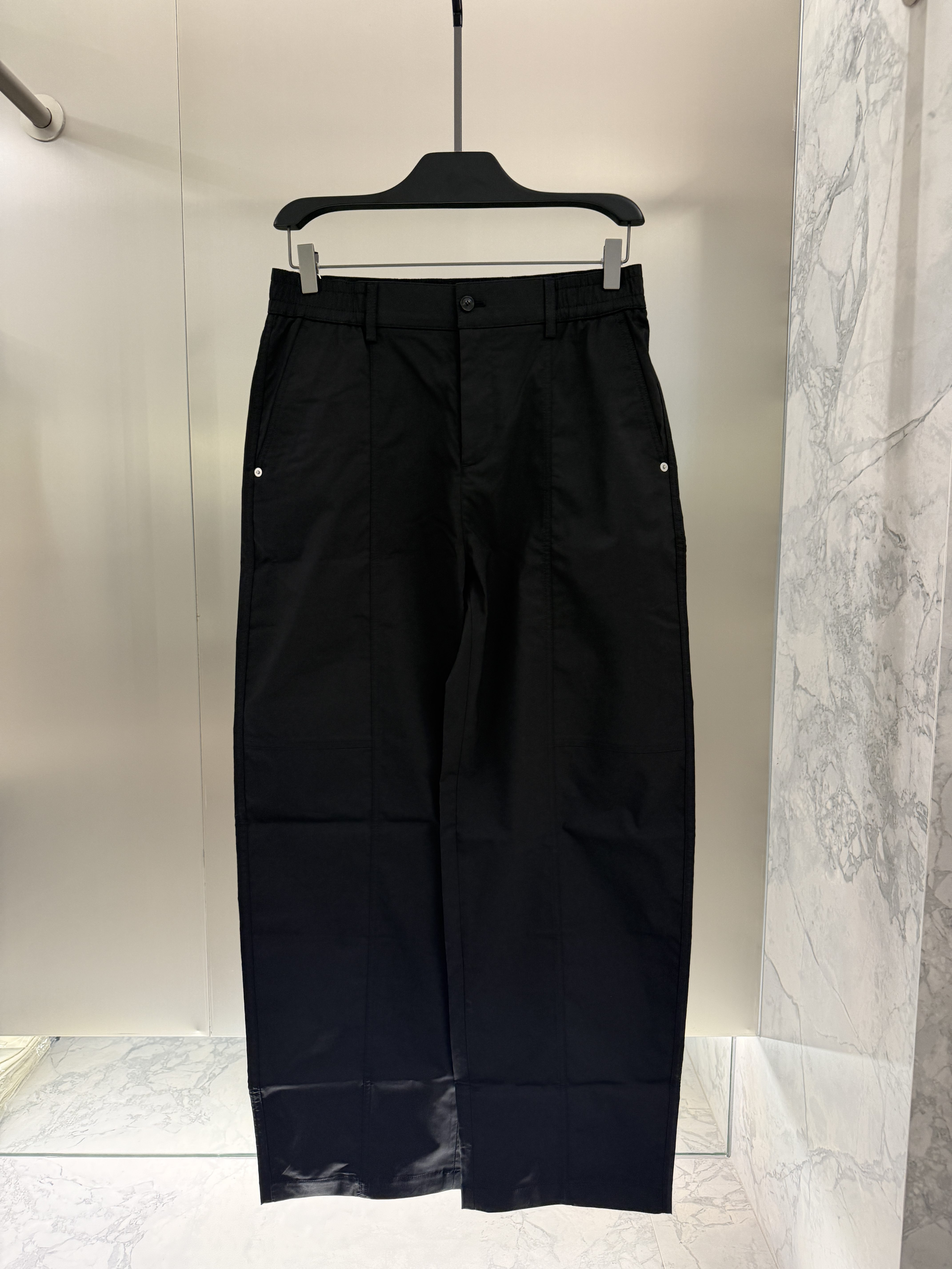 AOLAMA奥拉玛男装26夏季新款字母刺绣休闲裤宽松阔腿裤 880661313