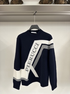 PIERUCCI 毛衫 25秋冬新款 字母印花长袖 881G352525 男士 PIERRE