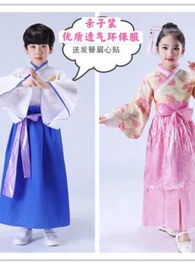 亲子环保服装儿童时装秀中国风