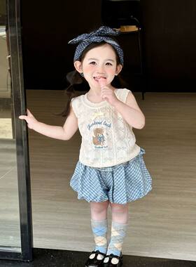 三岁女孩衣服洋气女宝独特漂亮套