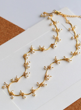 法国小众品牌淡水珍珠项链