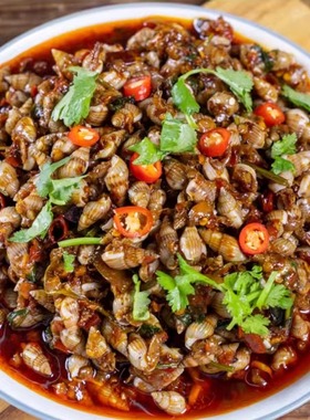 大连小海鲜海瓜子下酒海波螺尖螺海钉螺海沙大海螺丝麻香辣海锥螺