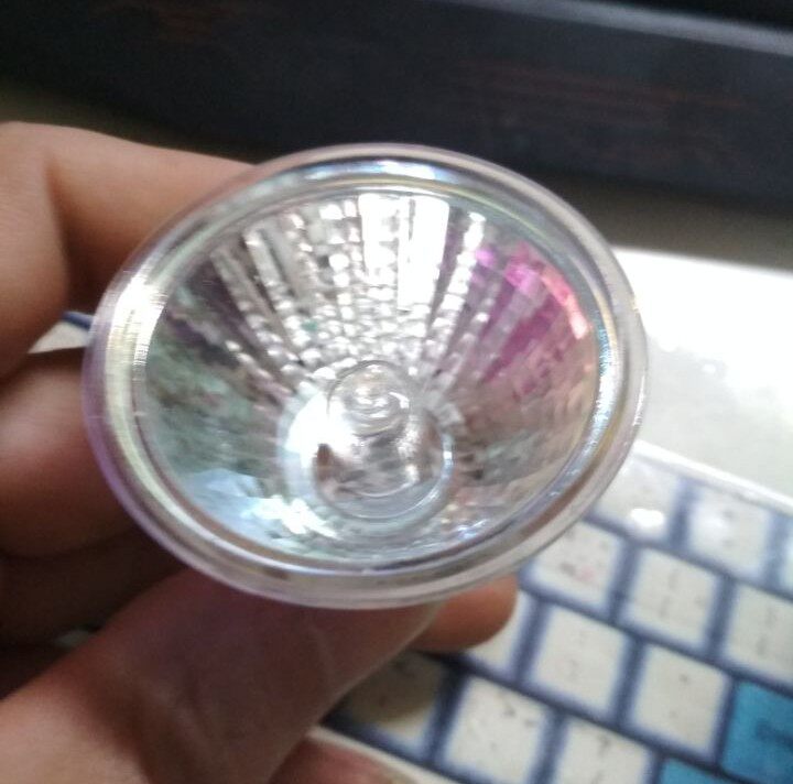 司朗MR16节能灯杯5W220V两针插脚LED3W12V白光暖光50W卤素灯