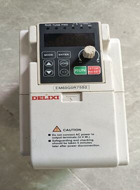 德力西变频器CDI-EM60G0R75S2，220V，0.7