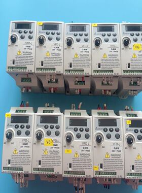 台达L系列变频器VFD004L21A. 0.4KW拆机