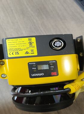 OMRON激光扫描器OS32C-EX-3M，黄色外壳，