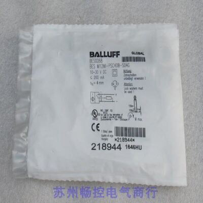 巴鲁夫BALLUFF传感器BES M12MI-PSC40B-S04G BES0068