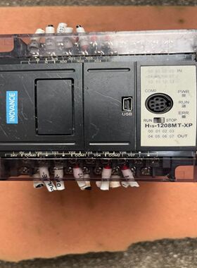 汇川PLC控制器H1s-1208MT-XP，成色漂亮 功能正