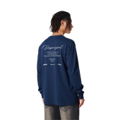 国潮情侣长袖 印花宽松男女T恤上衣秋冬季 T恤 潮牌字母排版 RASP美式