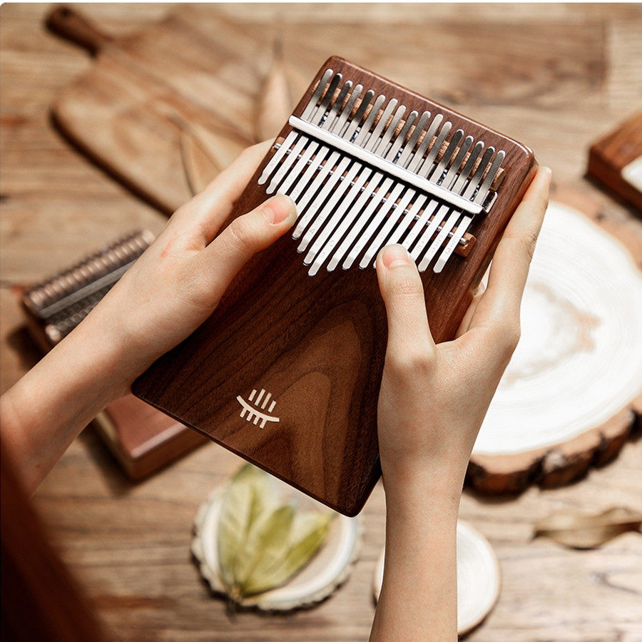 鲁儒卡林巴琴21音拇指琴17音初学者kalimba便携式手指琴
