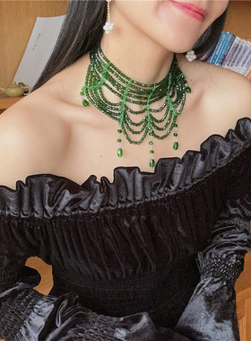 宫廷复古中世纪骑士哥特水晶女