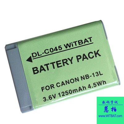 适用佳能PowerShot G5X G7X G9X数码相机电池NB-13L