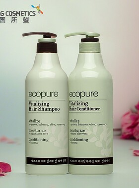 韩国ecopure所望洗发水护发素男女头皮护理控油蓬松去屑官方