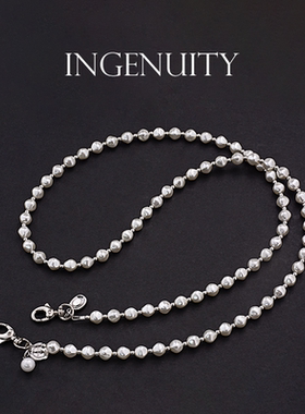 巴洛克仿真珠异形纯白洛可可白手机斜跨挂链高档时尚包包链防丢链