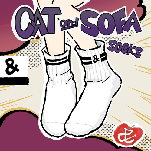 猫与沙发 CAT&SOFA /&系列二双潮流百搭男女同款长袜 中性ins袜子