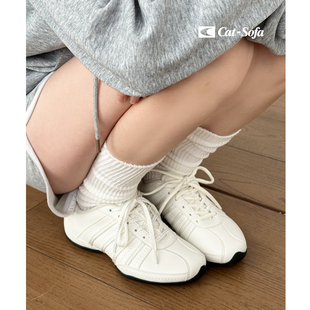 薄底室内训练瑜伽鞋 德训鞋 猫与沙发vintage中古着经典 小蛮腰芭蕾