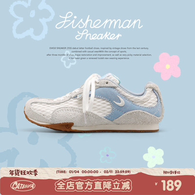 【渔网系列】猫与沙发/渔网鞋粗网透气薄底鞋新款运动休闲鞋子