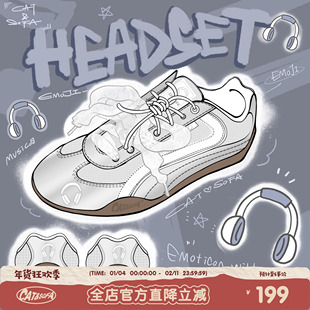 猫与沙发/赛车鞋银色休闲运动低帮薄底德训鞋子网面透气滑板鞋子