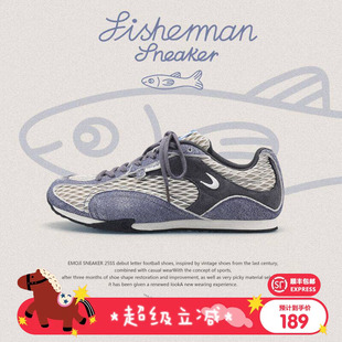 【渔网系列】猫与沙发/渔网鞋粗网透气薄底鞋复古水洗运动休闲鞋