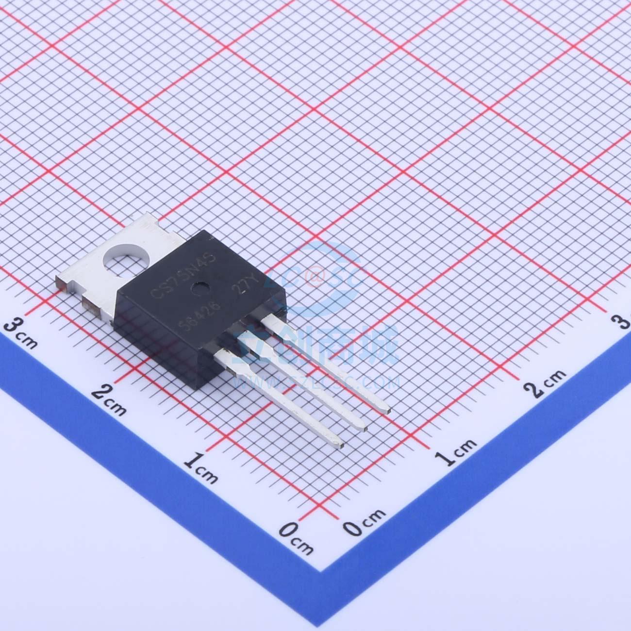 场效应管(MOSFET) CS75N45 TO-220