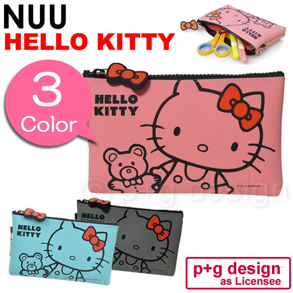 日本p+g design联名Hello Kitty笔袋melody美乐蒂文具袋化妆包