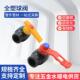 PE全塑球阀全新料黑色HDPE管件热熔阀门大流量钢芯球阀双活接球阀
