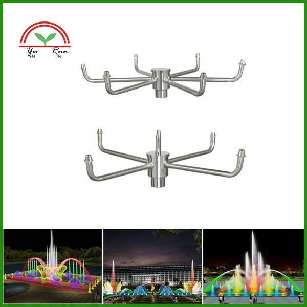 不锈钢304旋转 旋转喷泉喷头 水景景观园林