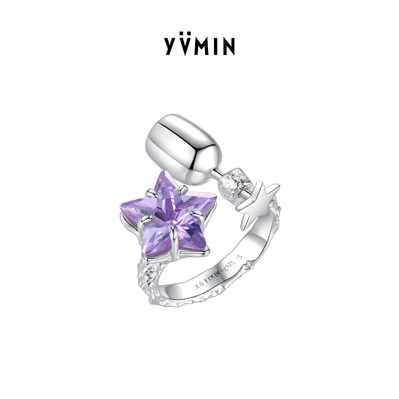 YVMIN尤目红酒杯款戒指
