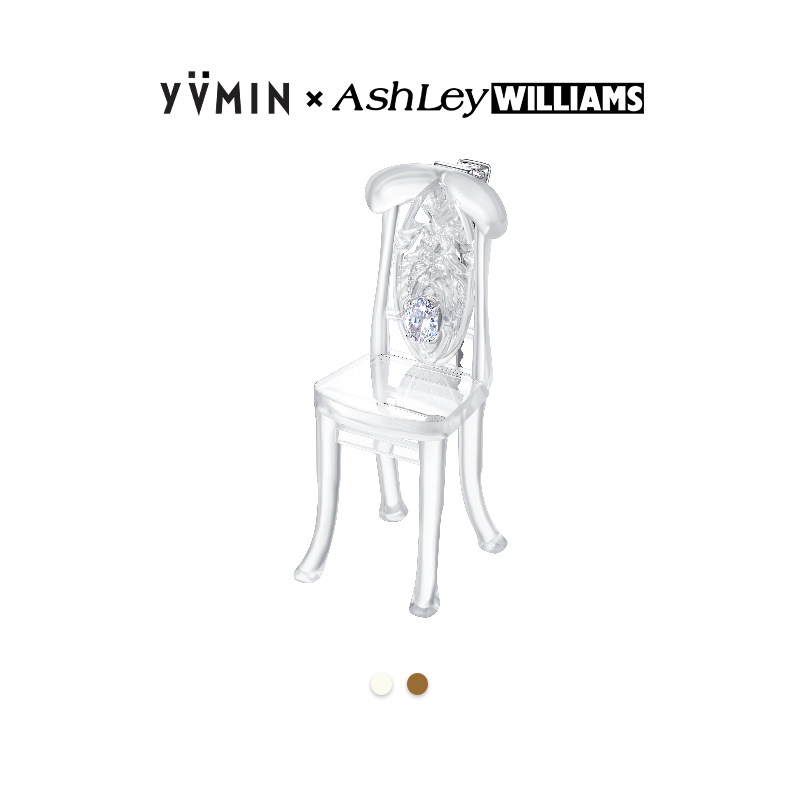 YVMIN尤目 x AshleyWilliams 椅子发卡发夹设计师发饰礼物女新品