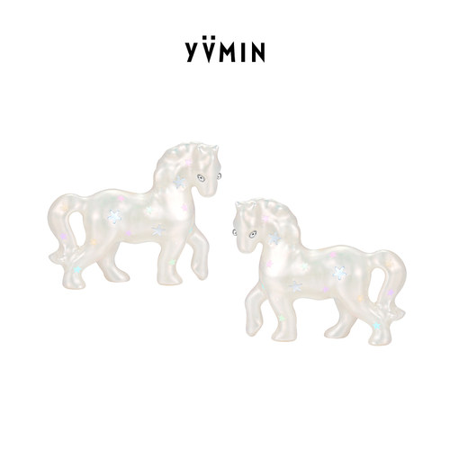YVMIN尤目小马耳钉新品