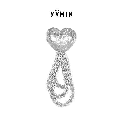 YVMIN尤目糖纸心形闪光流苏
