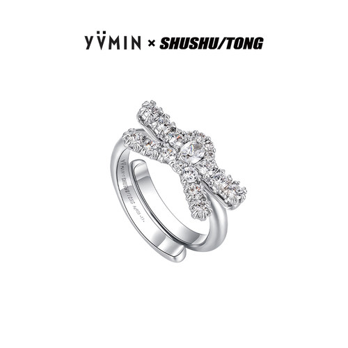 YVMIN尤目宝石蝴蝶结戒指