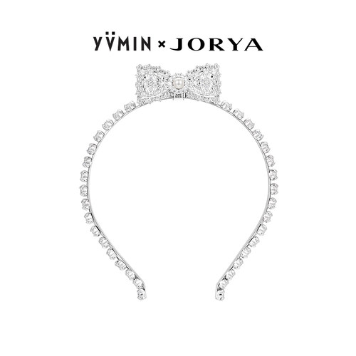 YVMIN尤目 x JORYA 宝石花蕾丝蝴蝶结发箍生日礼物设计师新品