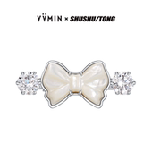 宝石矿石蝴蝶结发夹发卡生日礼物 SHUSHUTONG YVMIN尤目