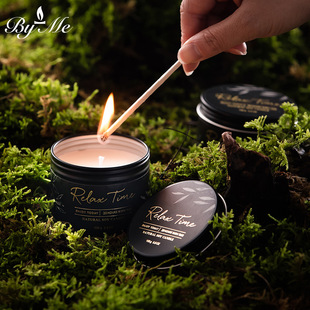 香薰蜡烛西柚露水青苔日本扁柏清新之水薰衣草荔枝白茶佛手柑暖棉