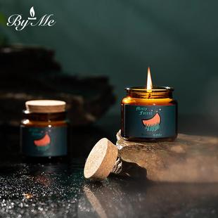 香薰氛蜡烛安神助眠冷杉慵懒午后栀子花日本扁柏迷迭香柠檬鼠尾草