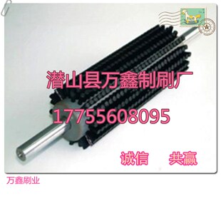 玻璃清洗机毛刷分盘刷 丁晴手套卷边机脱膜毛刷辊 马丁清扫器滚筒