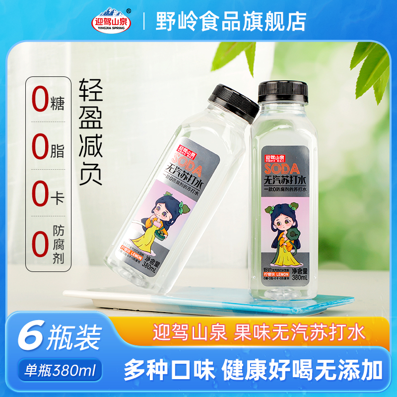 迎驾山泉苏打水380ml6瓶